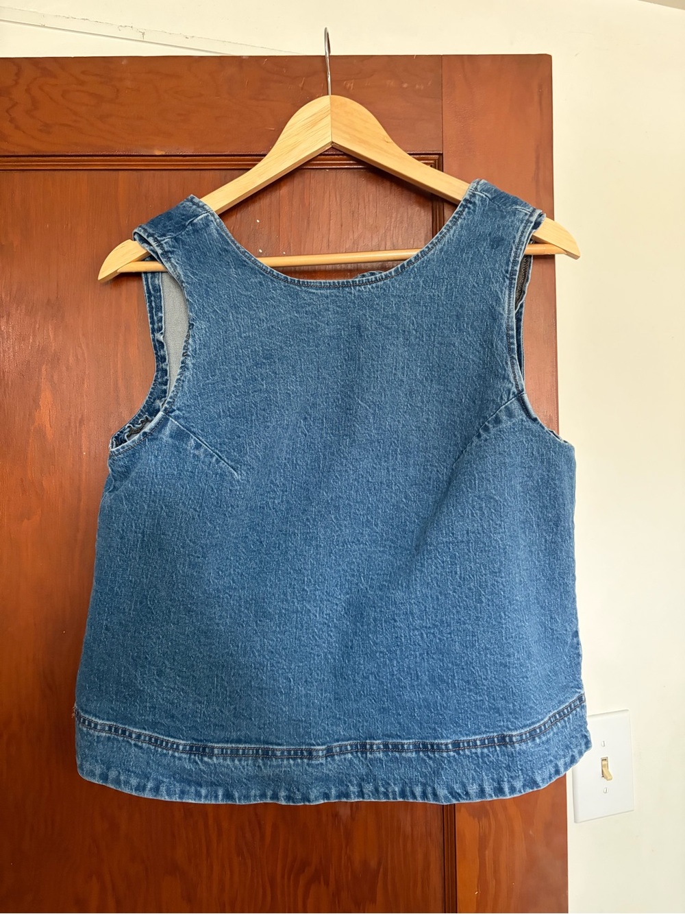 Abercrombie & Fitch Blue Denim Sleeveless Tank